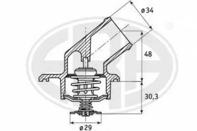WILMINK GROUP wg1492757 -  Термостат, охлаждающая жидкость